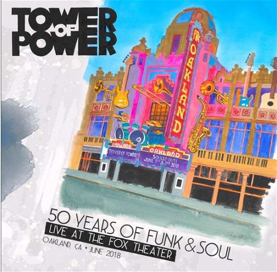 Cover for Tower Of Power · 50 Years Of Funk &amp; Soul: Live At The Fox Theater (DVD) (2021)