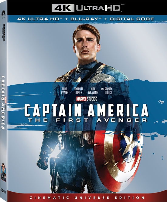 Cover for Captain America: First Avenger (4K UHD Blu-ray) (2019)