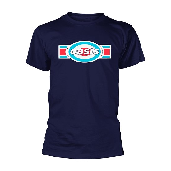 Cover for Oasis · Oblong Target (Navy) (T-shirt) [size L] [Blue edition] (2020)