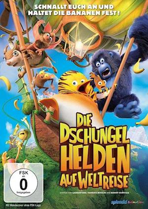 Cover for Pan,michael / Schnell,lutz / Bogadtke,jens-uwe/+ · Die Dschungelhelden Auf Weltreise (DVD) (2024)