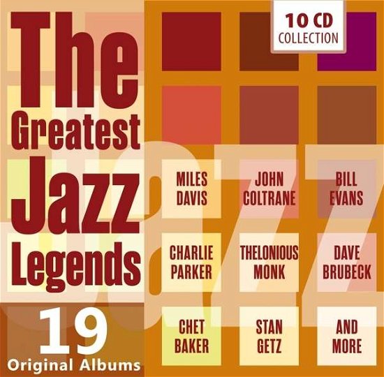 Cover for Various Artists / Davis, Miles / Coltrane, John · Greatest Jazz Legends (CD) [Box set] (2015)