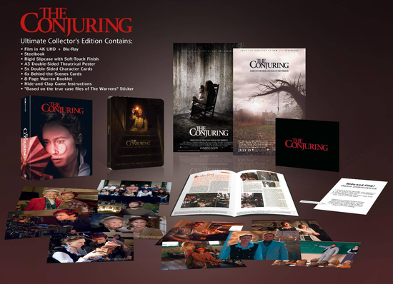 Cover for Conjuring: the Ultimate Collectors Edition · Conjuring: The Ultimate Collectors Edition - Limited Steelbook (4K Ultra HD/BD) [Steelbook edition] (2025)