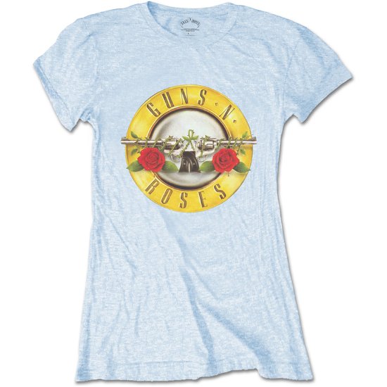 Guns N' Roses Ladies T-Shirt: Classic Bullet Logo (Skinny Fit) - Guns N Roses - Marchandise - Bravado - 5056170602891 - 