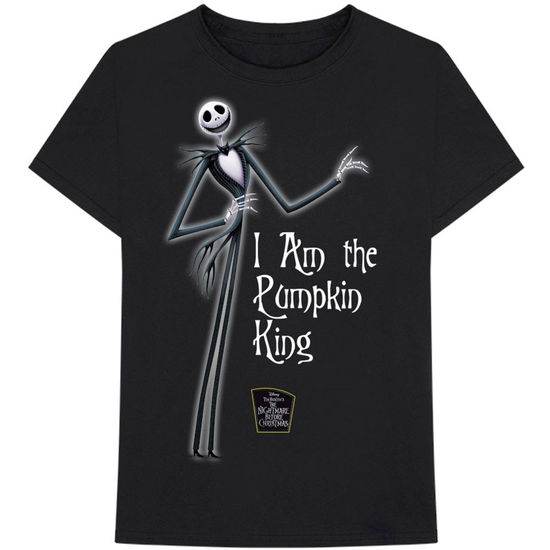 Cover for Nightmare Before Christmas - The · The Nightmare Before Christmas Unisex T-Shirt: Pumpkin King (T-shirt) [size S] [Black - Unisex edition]