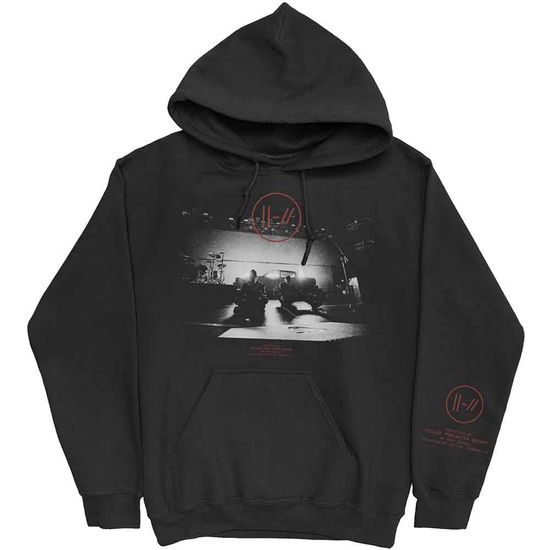 Cover for Twenty One Pilots · Twenty One Pilots Unisex Pullover Hoodie: Dark Stage (Black) (Sleeve Print) (Hoodie) [size XXL] [Black - Unisex edition] (2020)