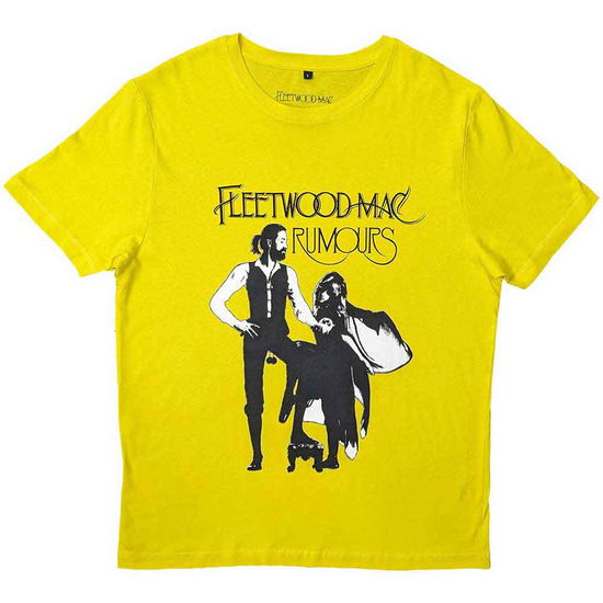 Cover for Fleetwood Mac · Fleetwood Mac Unisex T-Shirt: Rumours (Yellow) (T-shirt) [size L] [Yellow - Unisex edition] (2023)