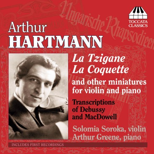 Cover for Hartmann / Soroka / Greene · Miniatures for Violin &amp; Piano (CD) (2009)