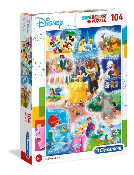 Clementoni 104Pcs Puzzle Disney Dance Time 27289 X6 - Clementoni - Merchandise - Clementoni - 8005125272891 - 6. Oktober 2023