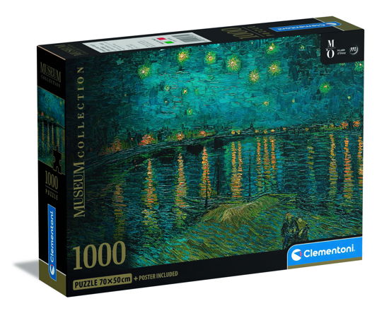 Puslespil Museum Orsay Van Gogh "Starry night", 1000 brikker - Museum Collection - Lautapelit - Clementoni - 8005125397891 - perjantai 23. kesäkuuta 2023