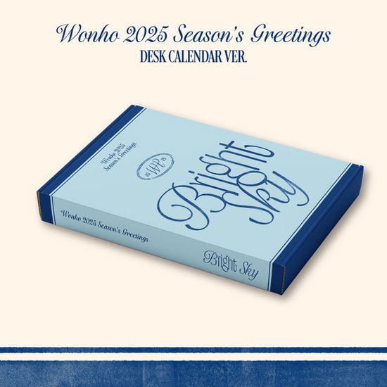 Cover for WONHO · Season's Greetings 2025 - Bright Sky (MERCH) [Desk Calender edition] (2025)