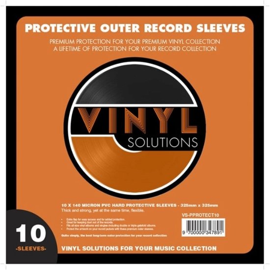 Pvc Vinyl Pack 10 - Pvc Vinyl Hard Protective Covers - Audio & HiFi - VINYL SOLUTION - 9700000347891 - 