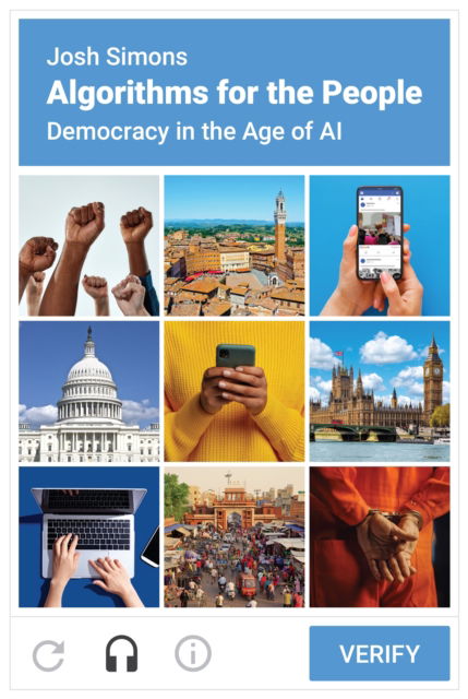 Cover for Josh Simons · Algorithms for the People: Democracy in the Age of AI (Paperback Book) (2025)