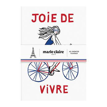 Marie Claire-Joie De Vivre A5 Undated Planner - Galison - Gadżety - Galison - 9780735360891 - 30 lipca 2019