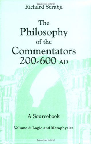 Cover for Richard Sorabji · Philo Commentators Vol 3pb (Paperback Book) (2004)