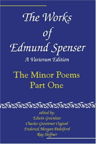 Cover for Edmund Spenser · The Works of Edmund Spenser: A Variorum Edition (Paperback Book) (2002)