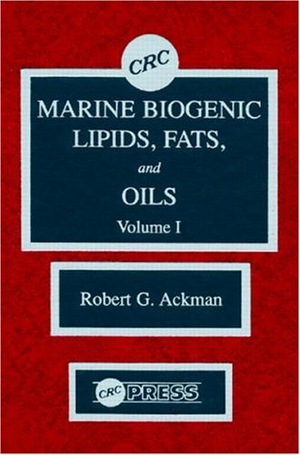 Cover for Ackman, Robert George (Dalhousie University, Halifax, Nova Scotia, Canada) · Marine Biogenic Lipids, Fats &amp; Oils, Volume I (Hardcover bog) (1989)