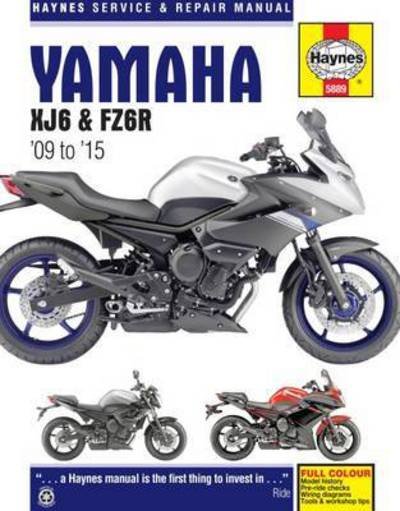 Cover for Matthew Coombs · Yamaha XJ6 &amp; FZ6R (2009-2015) Haynes Repair Manual (Paperback Bog) (2015)