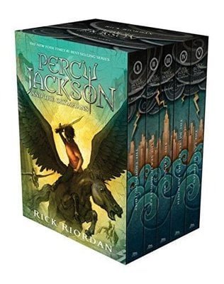 Cover for Rick Riordan · Percy Jackson and the Olympians Hardcover Boxed Set (Percy Jackson &amp; the Olympians) (Inbunden Bok) [Slp edition] (2010)