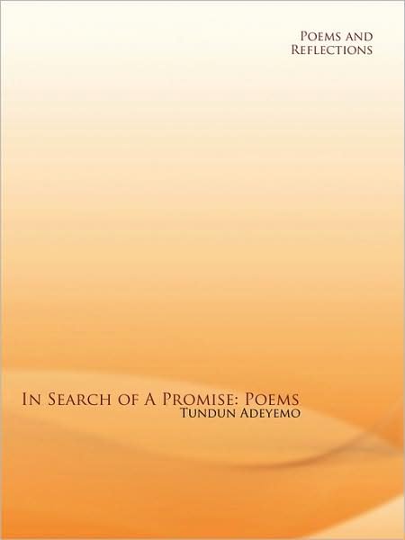 In Search of a Promise: Poems - Tundun Adeyemo - Livros - Authorhouse - 9781438934891 - 23 de janeiro de 2009