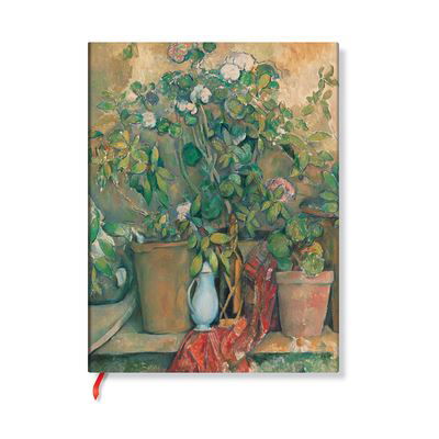Cezanne’s Terracotta Pots and Flowers Midi Unlined Hardback Journal (Elastic Band Closure) - Cezanne’s Terracotta Pots and Flowers - Paperblanks - Books - Paperblanks - 9781439797891 - October 15, 2024