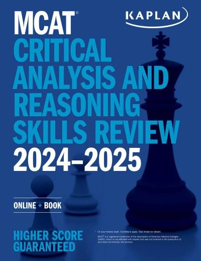 Cover for Kaplan Test Prep · MCAT Critical Analysis and Reasoning Skills Review 2024-2025: Online + Book - Kaplan Test Prep (Paperback Book) (2023)