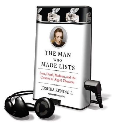 Cover for Joshua Kendall · The Man Who Made Lists (N/A) (2009)