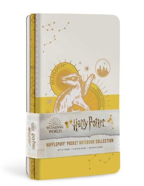 Cover for Insight Editions · Harry Potter: Hufflepuff Constellation Sewn Pocket Notebook Collection - HP Constellation (Paperback Book) (2020)