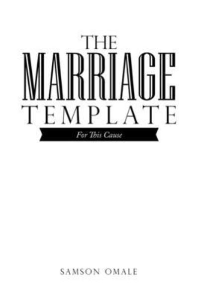 Cover for Samson Omale · The Marriage Template (Paperback Book) (2022)