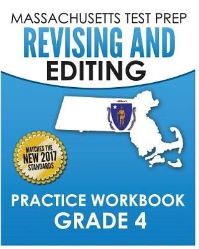 Cover for Test Master Press Massachusetts · Massachusetts Test Prep Revising and Editing Practice Workbook Grade 4 (Paperback Bog) (2017)