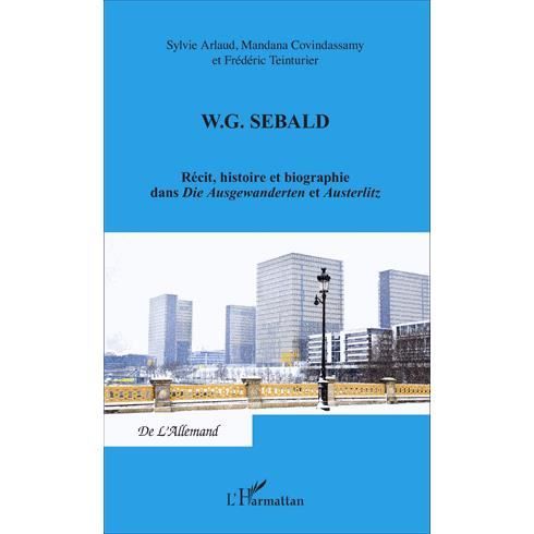 Cover for Mandana Covindassamy · W. G. Sebald (Paperback Book) (2020)