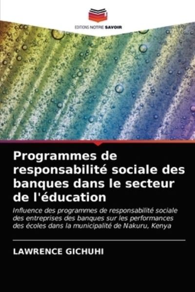 Cover for Gichuhi · Programmes de responsabilité so (N/A) (2020)