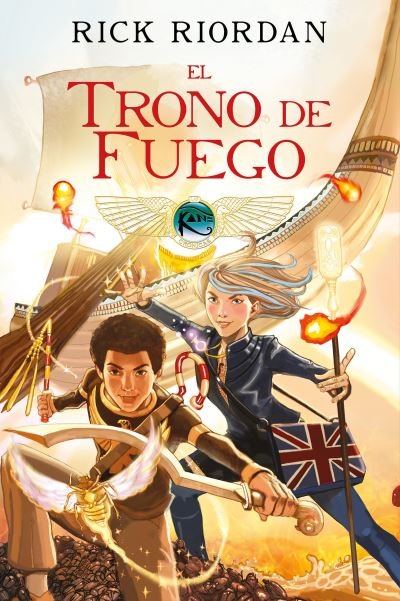 Cover for Rick Riordan · Trono de Fuego. Novela Gráfica / the Throne of Fire (Buch) (2019)