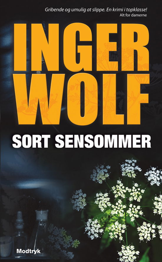 Cover for Inger Wolf · Sort sensommer (Paperback Book) [4th edition] [Paperback] (2009)