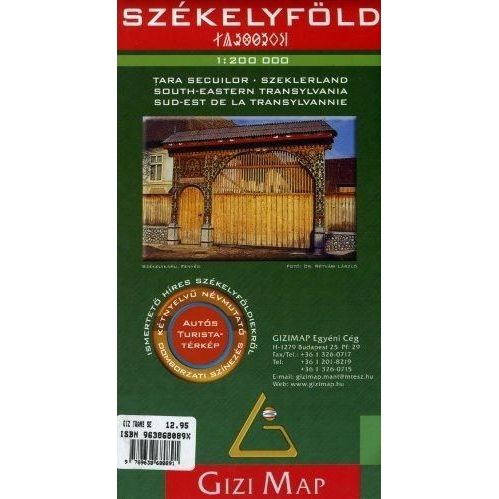 Cover for Gizi Map · Transylvania South-Eastern, Gizi Map (Innbunden bok) (2015)