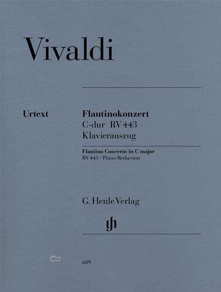 Cover for A. Vivaldi · Konz.Flaut.C op.44,KA.HN689 (Book) (2018)