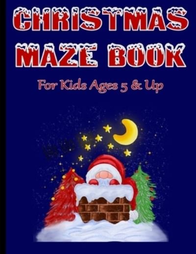 Cover for 4ls Works · Christmas Maze Book For Kids (Paperback Book) (2020)
