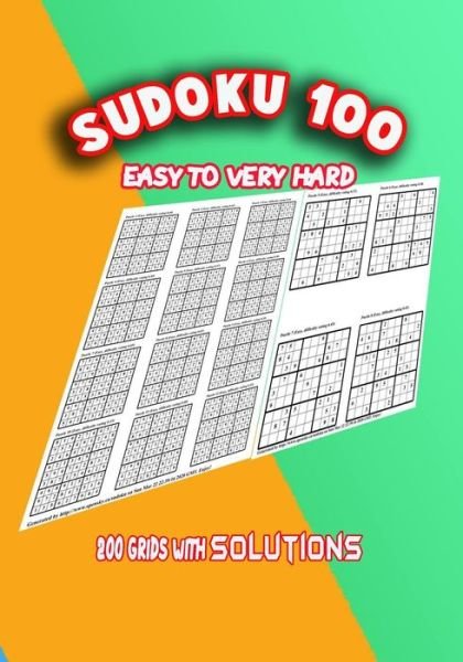 Cover for Tahar Ben Med · Sudoku 100 easy to very hard (Paperback Bog) (2020)