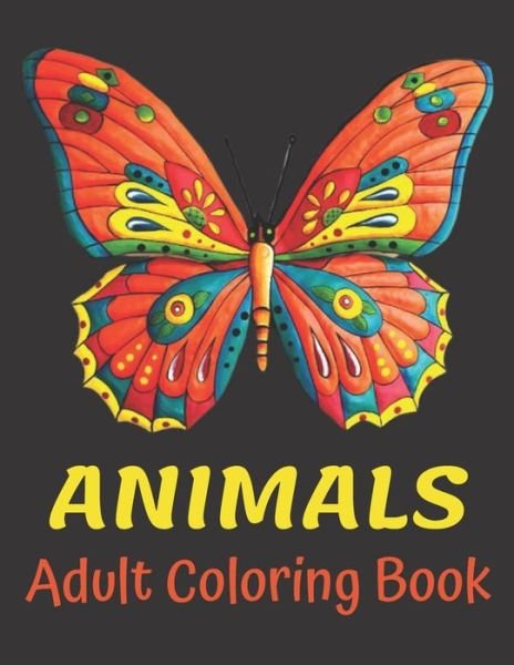 Cover for Crafty Planet · Animals Adult Coloring Book (Pocketbok) (2020)