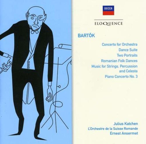 Bartok: Pno Cto No 3 / Cto for Orch / Dance Ste - Bartok / Katchen / Osr / Ansermet - Musik - ELOQUENCE - 0028944299892 - 6. März 2009
