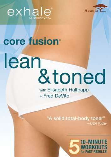 Cover for Exhale: Core Fusion Lean &amp; Toned (DVD) (2012)