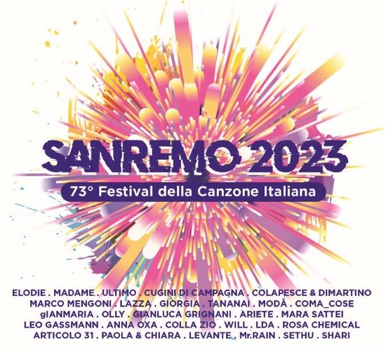 Cover for Various Artists · Sanremo 2023 (CD) (2023)