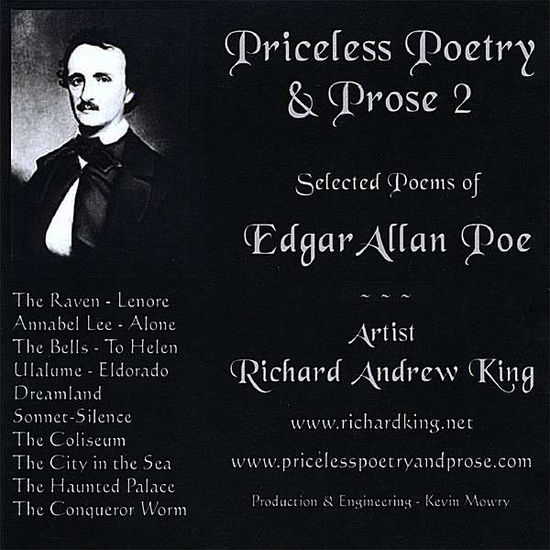 Cover for Richard Andrew King · Priceless Poetry &amp; Prose 2: Selected Poems of Edgar Allan Poe [cdr] (CD) (2008)