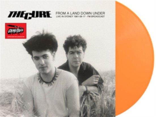 Cover for The Cure · From A Land Down Under - Live In Sydney 1981-08-17 - FM Broadcast (Orange Vinyl) (LP) (2023)