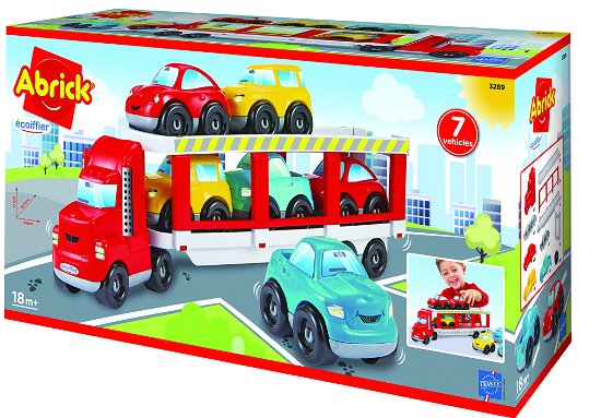 Cover for Abrick · Biltransport m/køretøjer 7stk (Toys) (2022)