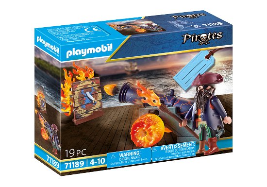 Cover for Playmobil · Playmobil Pirates 71189 Piraat met kanon (Toys)