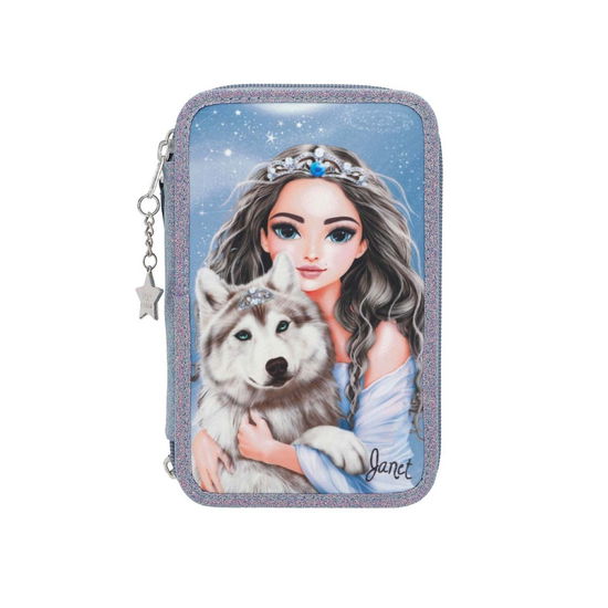 Cover for Topmodel · Triple Pencil Case Wolf ( 0413149 ) (Toys)