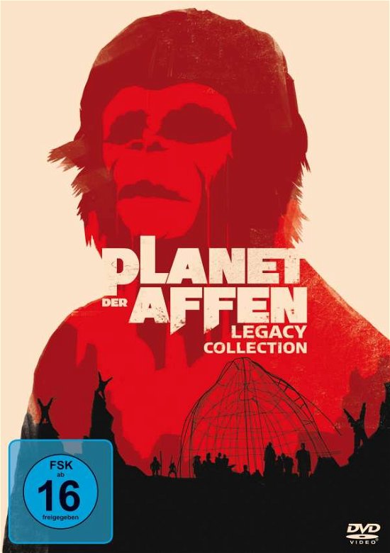 Cover for Planet der Affen - Legacy Collection  [6 DVDs] (DVD) (2014)