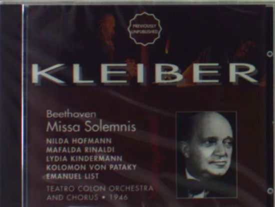 Cover for Ludwig Van Beethoven · Missa Solemnis (CD) (2005)