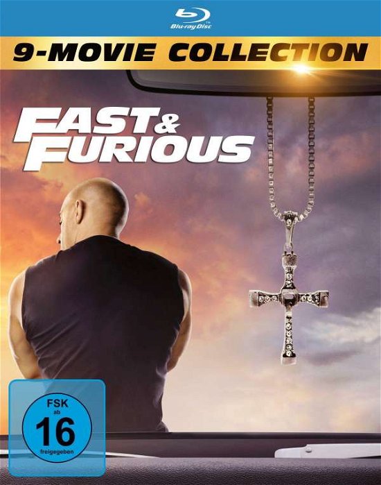 Fast & Furious - 9-movie Collection - Vin Diesel,michelle Rodriguez,tyrese Gibson - Filmes -  - 5053083236892 - 7 de outubro de 2021