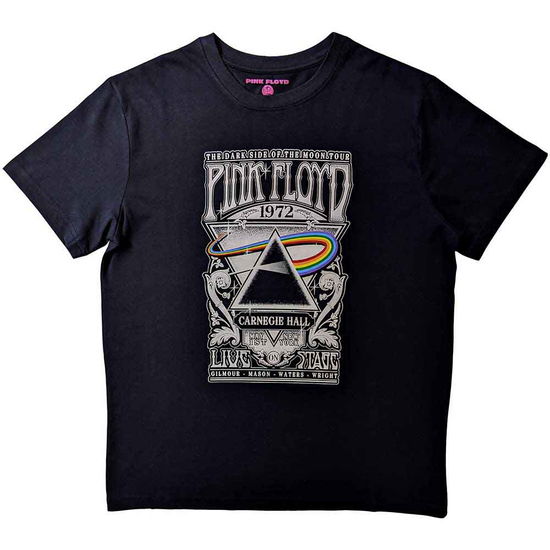 Cover for Pink Floyd · Pink Floyd Unisex T-Shirt: Carnegie Hall Poster (T-shirt) [size XXXL] [Black - Unisex edition]